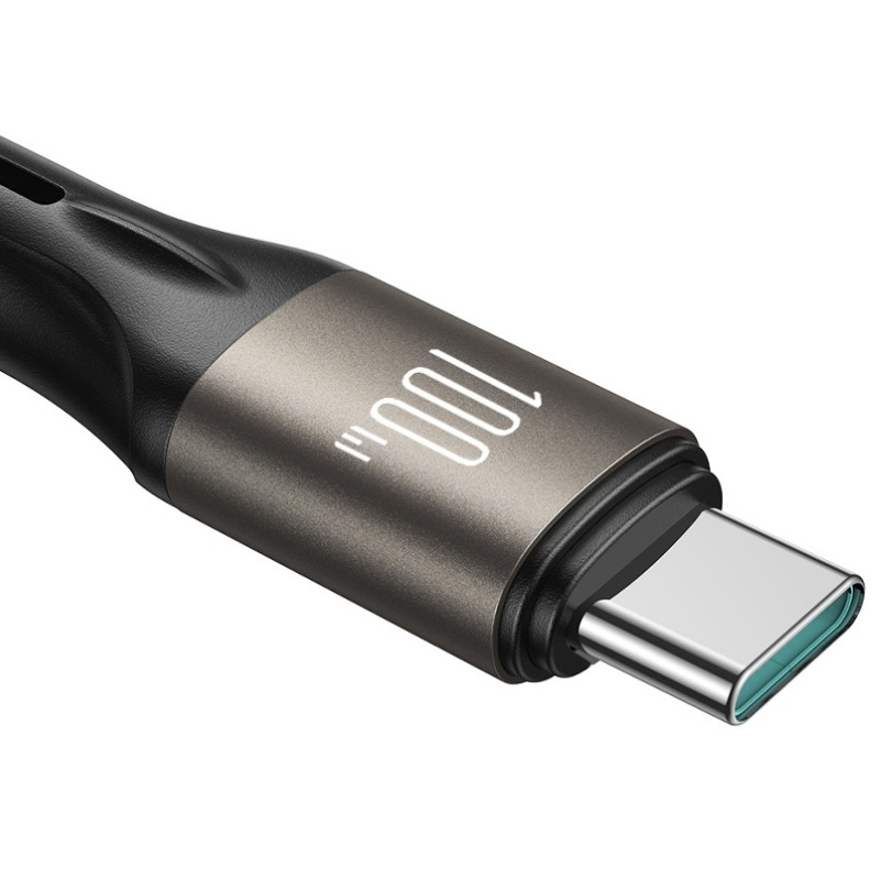 Joyroom Câble Light‑Speed Series 100 W USB‑C vers USB‑C 1,2 m (Noir) - Ítem1
